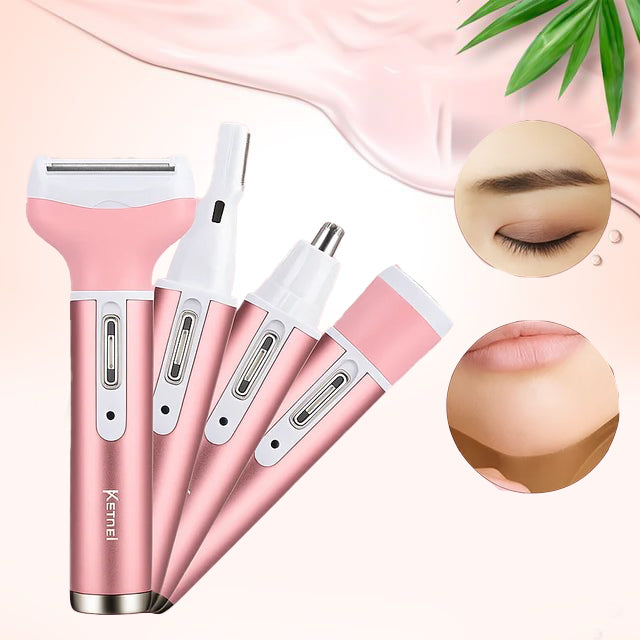 KEMEI KM-6637 TRIMMER ( 4 IN 1) REMOVE THE HAIR WITH OUT ANY PAIN