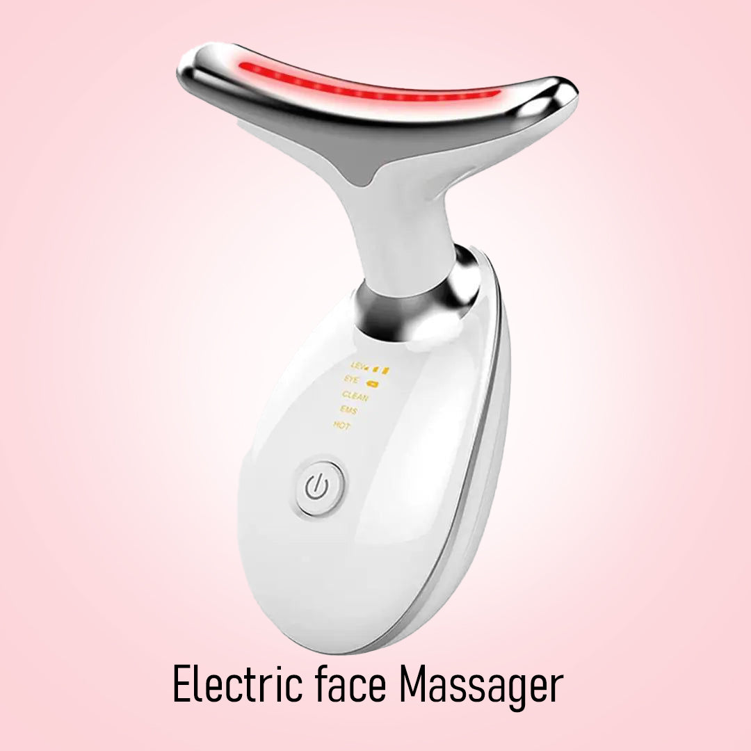 ELECTRIC FACE MASSAGER,BEAUTY,NECK,JAWLINE,HIGH FRE-QUENCY VIBRATION FIRMING WRINKLE REMOVAL