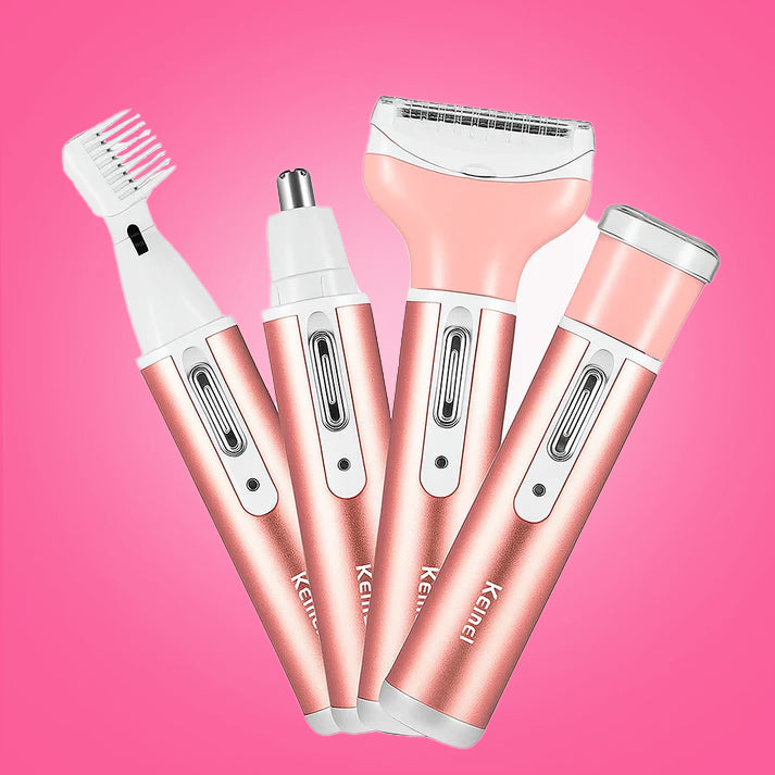 KEMEI KM-6637 TRIMMER ( 4 IN 1) REMOVE THE HAIR WITH OUT ANY PAIN