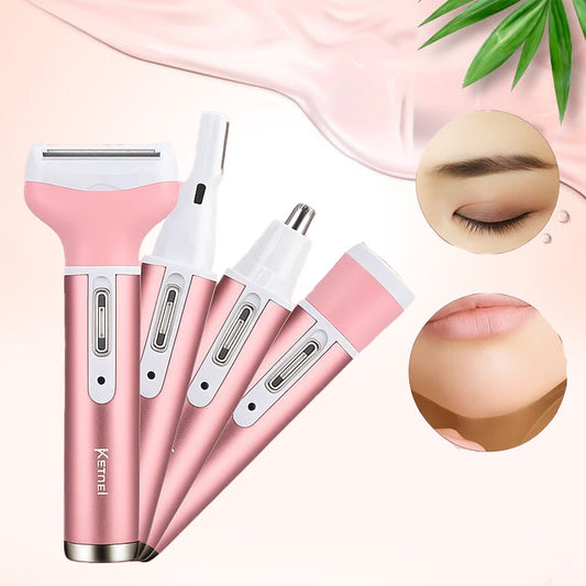 KEMEI KM-6637 TRIMMER ( 4 IN 1) REMOVE THE HAIR WITH OUT ANY PAIN
