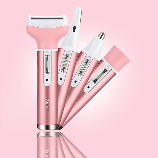 KEMEI KM-6637 TRIMMER ( 4 IN 1) REMOVE THE HAIR WITH OUT ANY PAIN